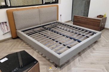 Giường ngủ bọc da nỉ COZY 01