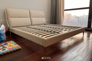 Giường ngủ bọc da nỉ COZY 03