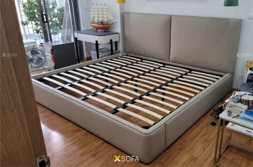 Giường ngủ bọc da nỉ COZY 12