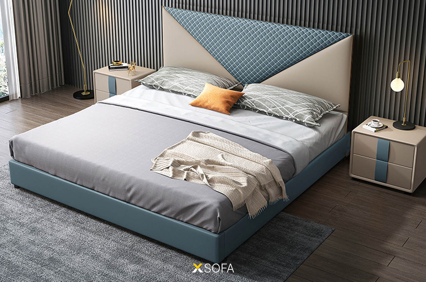 giường da cozy 18 với nhiều tính năng hữu ích