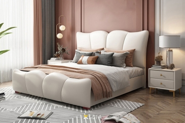Giường ngủ bọc da nỉ COZY 20