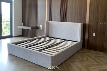 Giường ngủ bọc da nỉ COZY 23