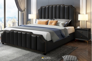 Giường ngủ bọc da nỉ COZY 26