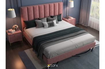 Giường ngủ bọc da nỉ COZY 60
