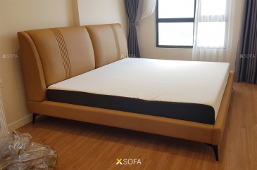 Giường ngủ bọc da nỉ COZY 62