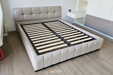 Giường ngủ bọc da nỉ COZY 63