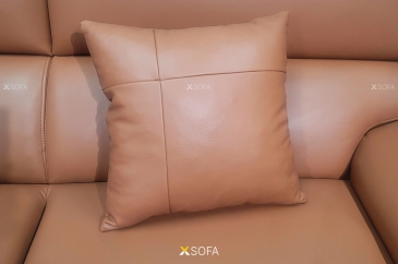 Gối ôm sofa hình vuông với đường kẻ dấu cộng tỉ lệ vàng 1/3