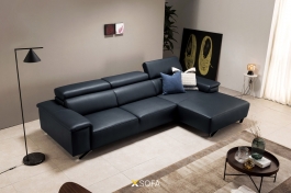 Ghế sofa góc Vio G41 kích thước 2,6 x 1,7m, tựa đầu gật gù
