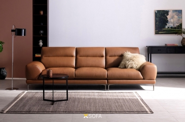 Ghế sofa văng Cris V48 dài 2,6m tựa đầu gật gù