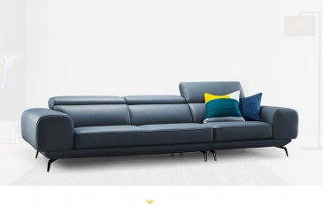 Ghế sofa văng Cris V51 dài 2,7m tựa đầu gật gù