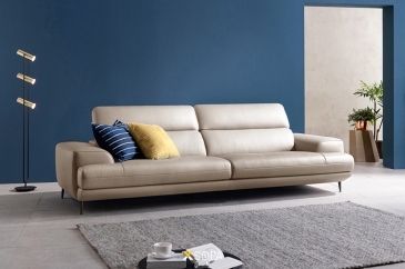 Ghế sofa văng Cris V59 dài 2m, tựa đầu gật gù