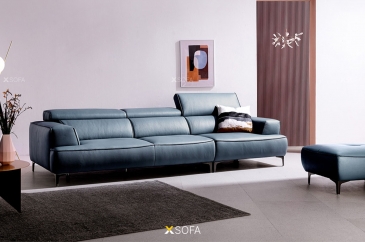 Ghế sofa văng LENA V36 dài 2,6m tựa đầu gật gù