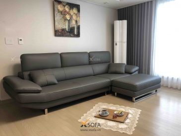Bộ sofa văng V1 - nhà chị Hương ở chung cư OceanPark