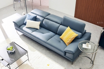 Ghế sofa văng Zio V22 dài 2,6m tựa đầu gật gù