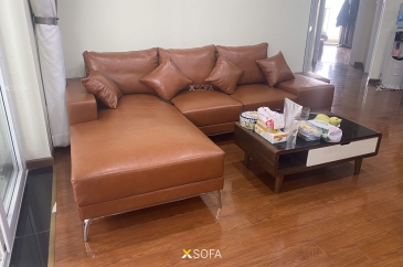 Sofa góc về nhà chị Hòa ở chung cư Udic Complex Hoàng Đạo Thúy, Hà Nội