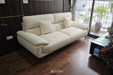 Ghế sofa văng Uni V25 bàn giao về căn hộ nhà anh Chiến ở chung cư An Bình City